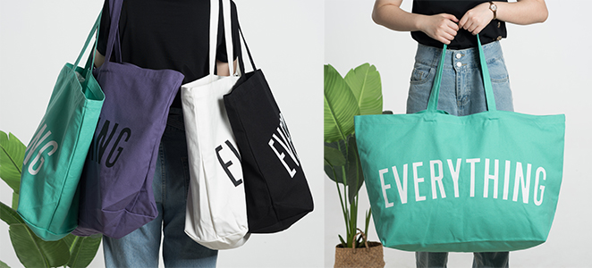 Cotton canvas tote bag